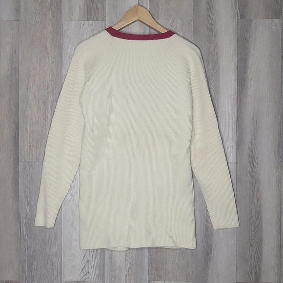 Linda Allard For Ellen Tracy Womens S Vintage‎ Cardigan Wool Ribbed Elegant - Picture 2 of 9